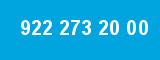 922 273 20 00
